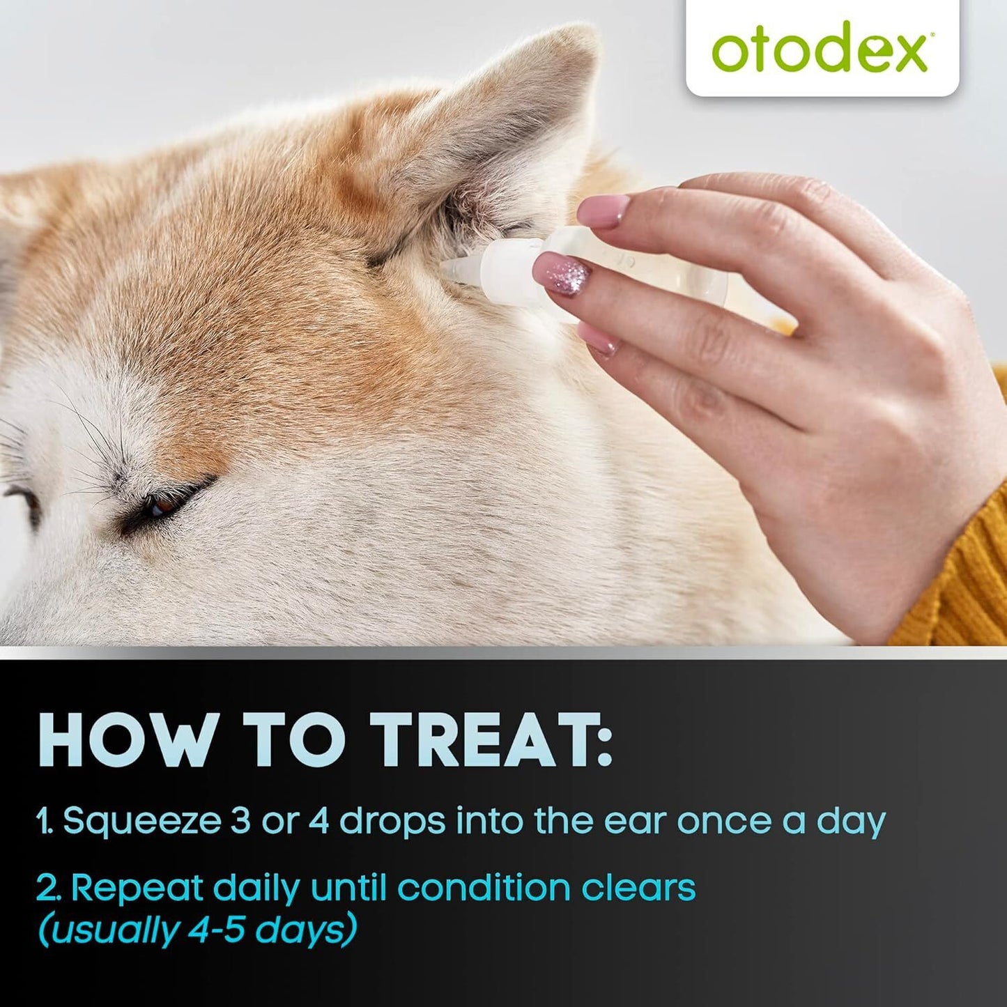 Petlife Otodex Cats Dog Ear Infection Drops Fast Acting 14Ml Clears Wax Mites Uk