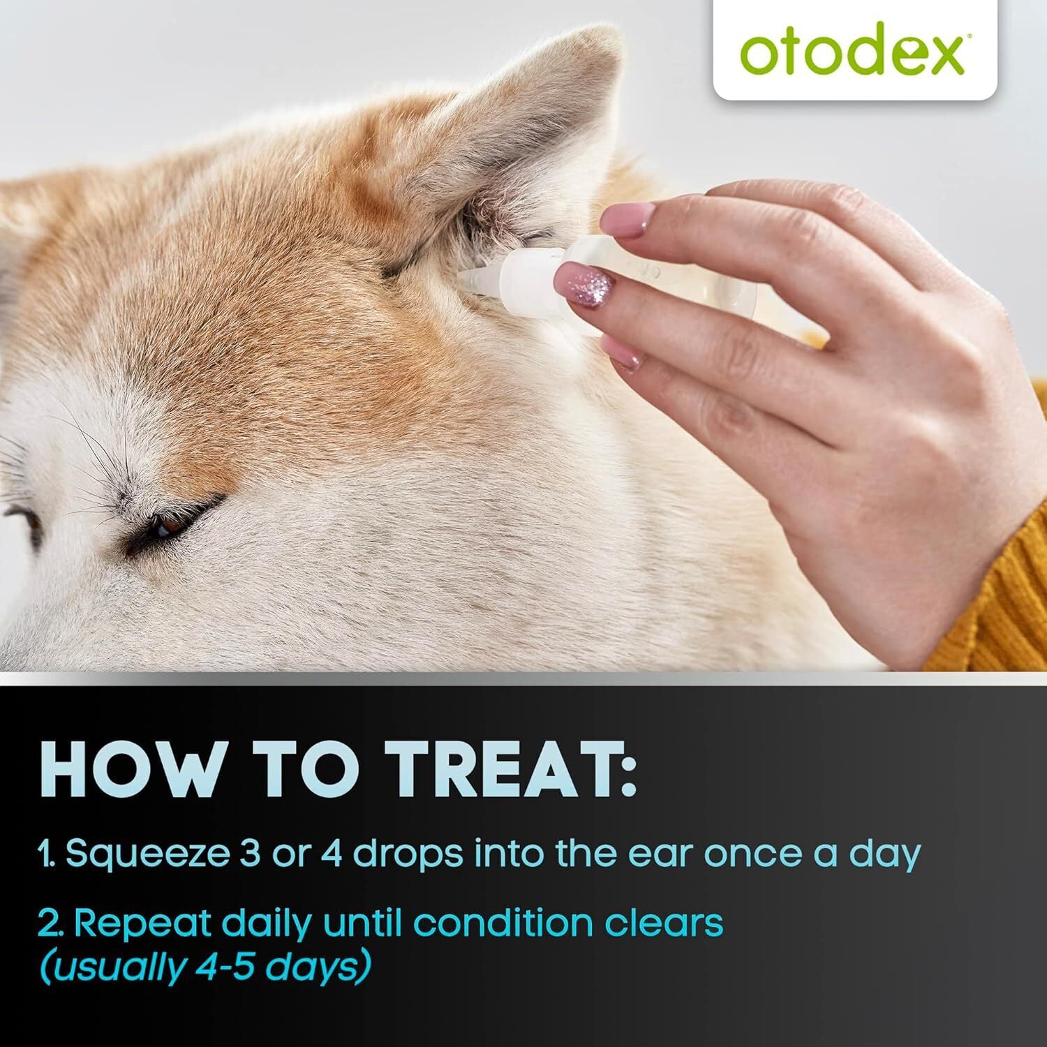 Petlife Otodex Cats Dog Ear Infection Drops Fast Acting 14Ml Clears Wax Mites Uk