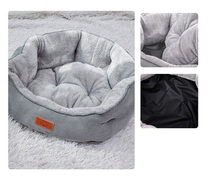 Dog Bed Cat Beds Soft Washable Fleece Puppy Cushion Warm Pet Basket Dog Bed